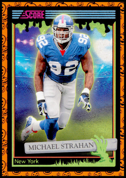 2026 Score-A-Treat Multi-Sport Michael Strahan Card Pumpkins HOF New York Giants