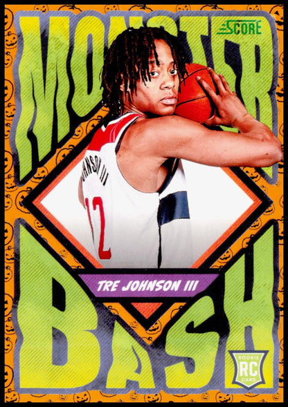 2026 Panini Score A Treat Tre Johnson III #254 Monster Bash RC Pumpkins SP