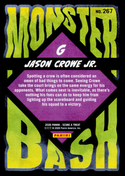2026 Panini Score A Treat Jason Crowe Jr #267 Monster Bash NIL Inglewood