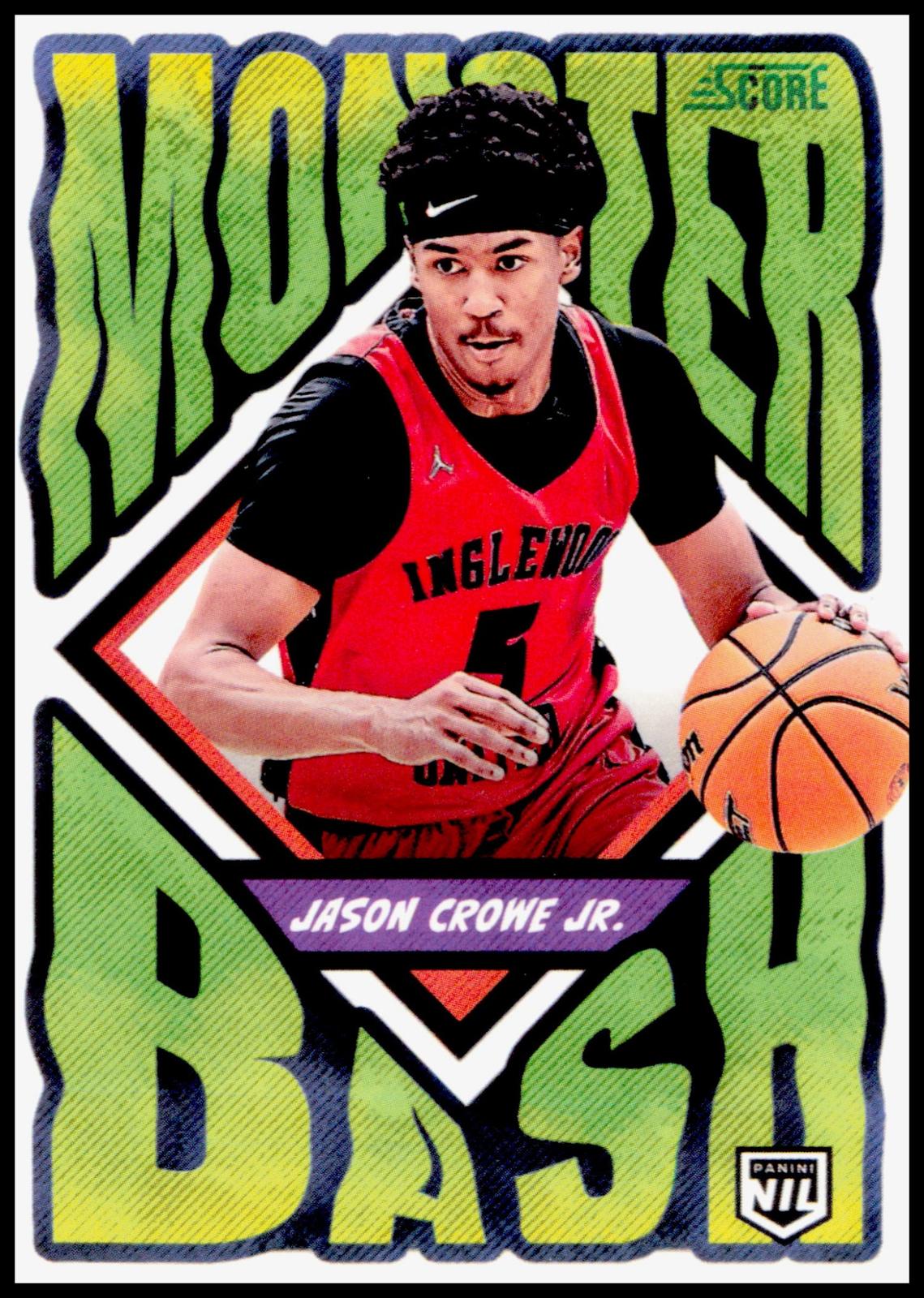 2026 Panini Score A Treat Jason Crowe Jr #267 Monster Bash NIL Inglewood