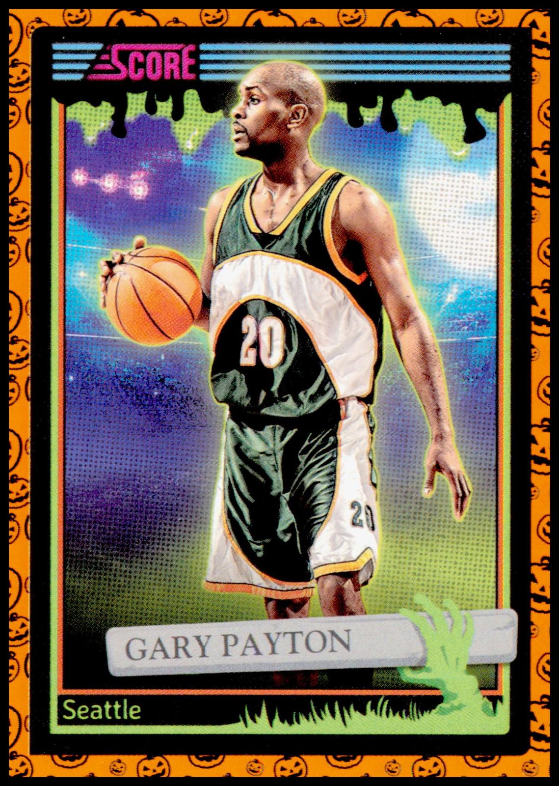 2026 Score-A-Treat Multi-Sport Gary Payton Card Pumpkins HOF Seattle