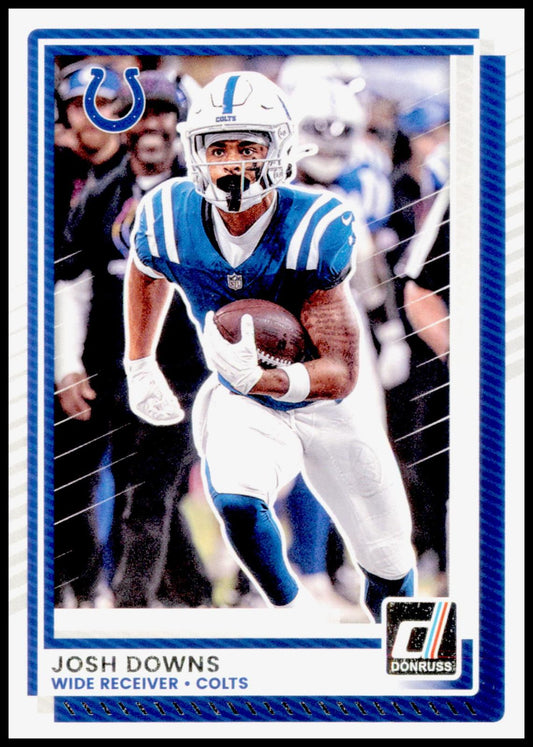2025 Donruss Josh Downs Card Indianapolis Colts