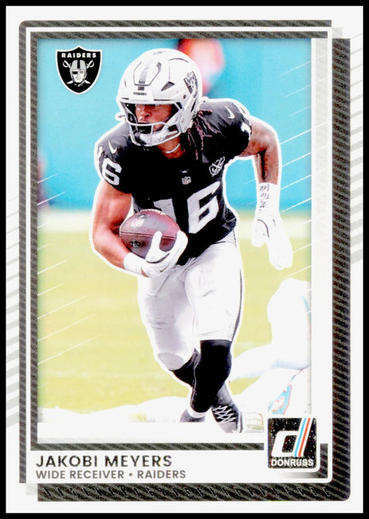 2025 Donruss Jakobi Meyers Card Las Vegas Raiders