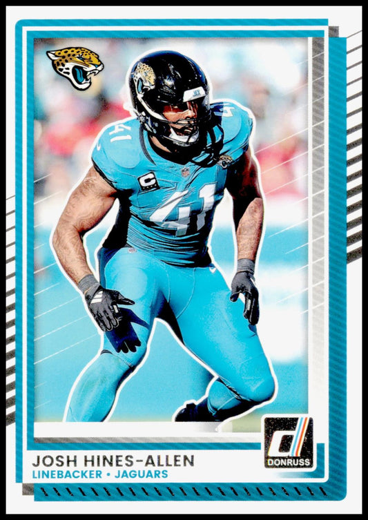2025 Donruss Josh Hines-Allen Card Jacksonville Jaguars