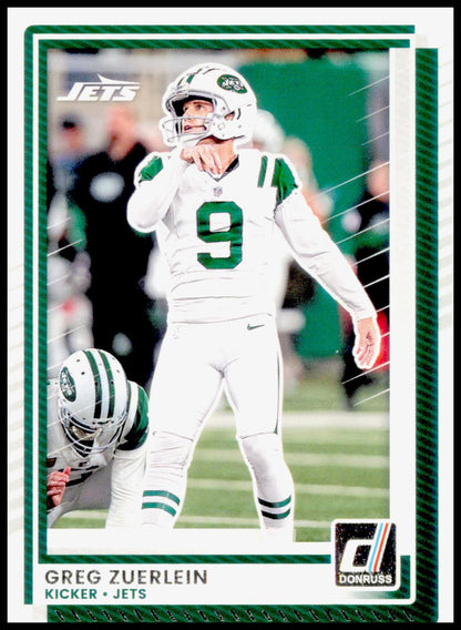 2025 Donruss Optic Greg Zuerlein Card Holo New York Jets