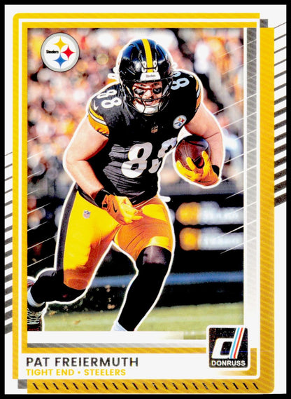 2025 Donruss Pat Freiermuth Card Pittsburgh Steelers