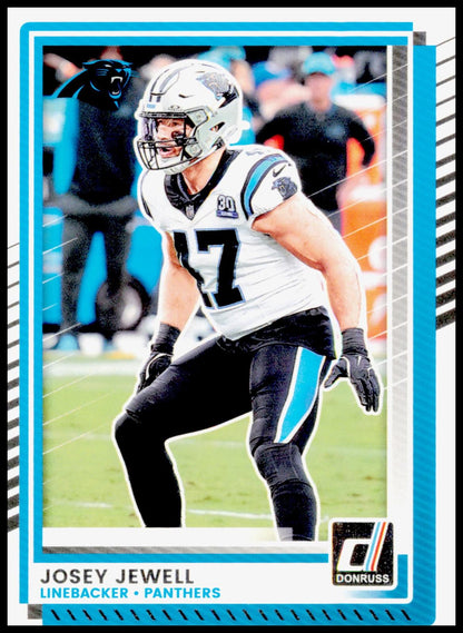 2025 Donruss Josey Jewell Card Carolina Panthers