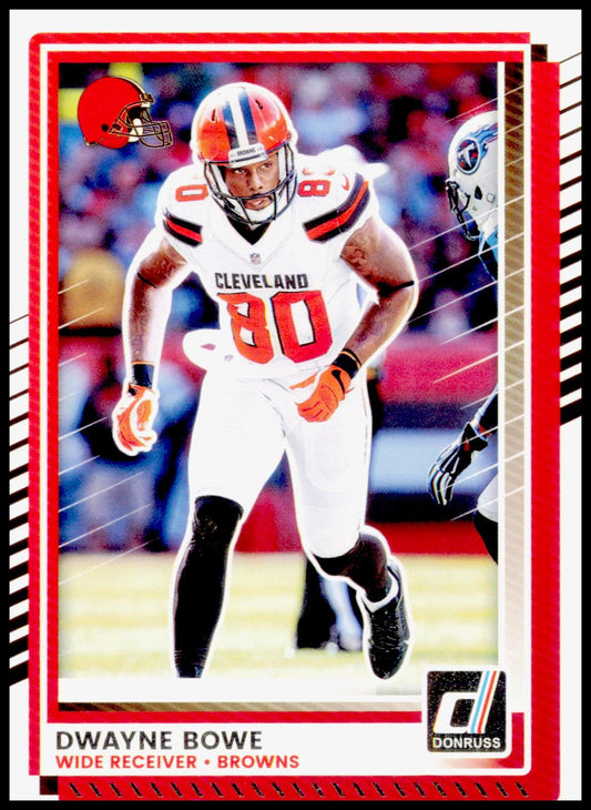 2025 Donruss Dwayne Bowe Card Cleveland Browns
