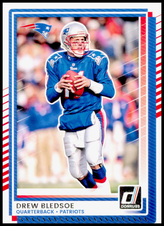 2025 Donruss Drew Bledsoe Card New England Patriots