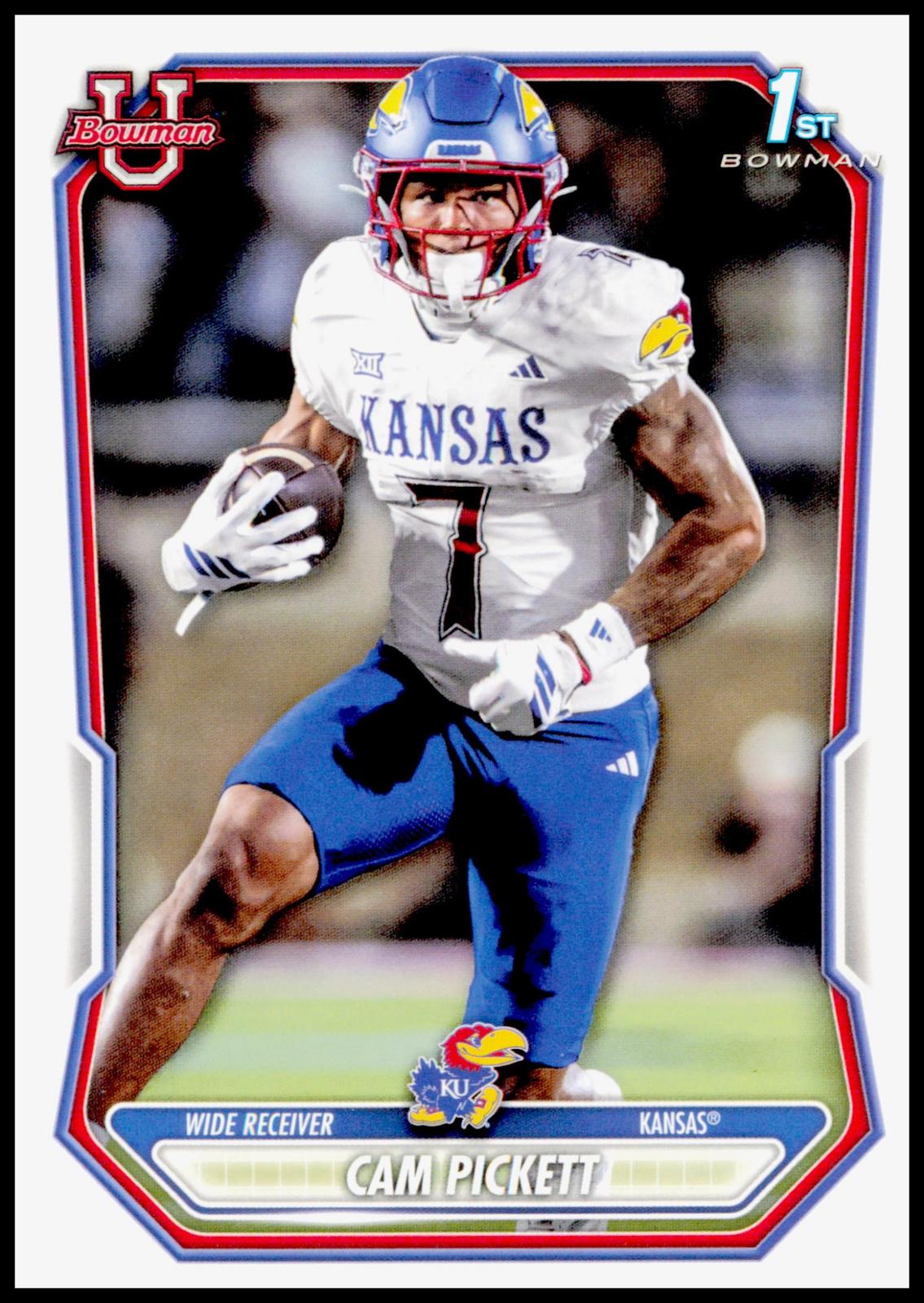 2026 Bowman Cam Pickett Card Prospects Kansas Jayhawks