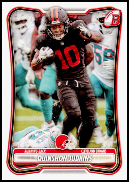 2026 Bowman Quinshon Judkins Card Cleveland Browns