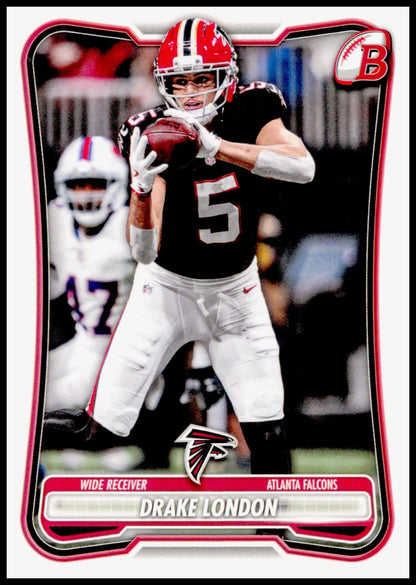 2026 Bowman Drake London Card Atlanta Falcons