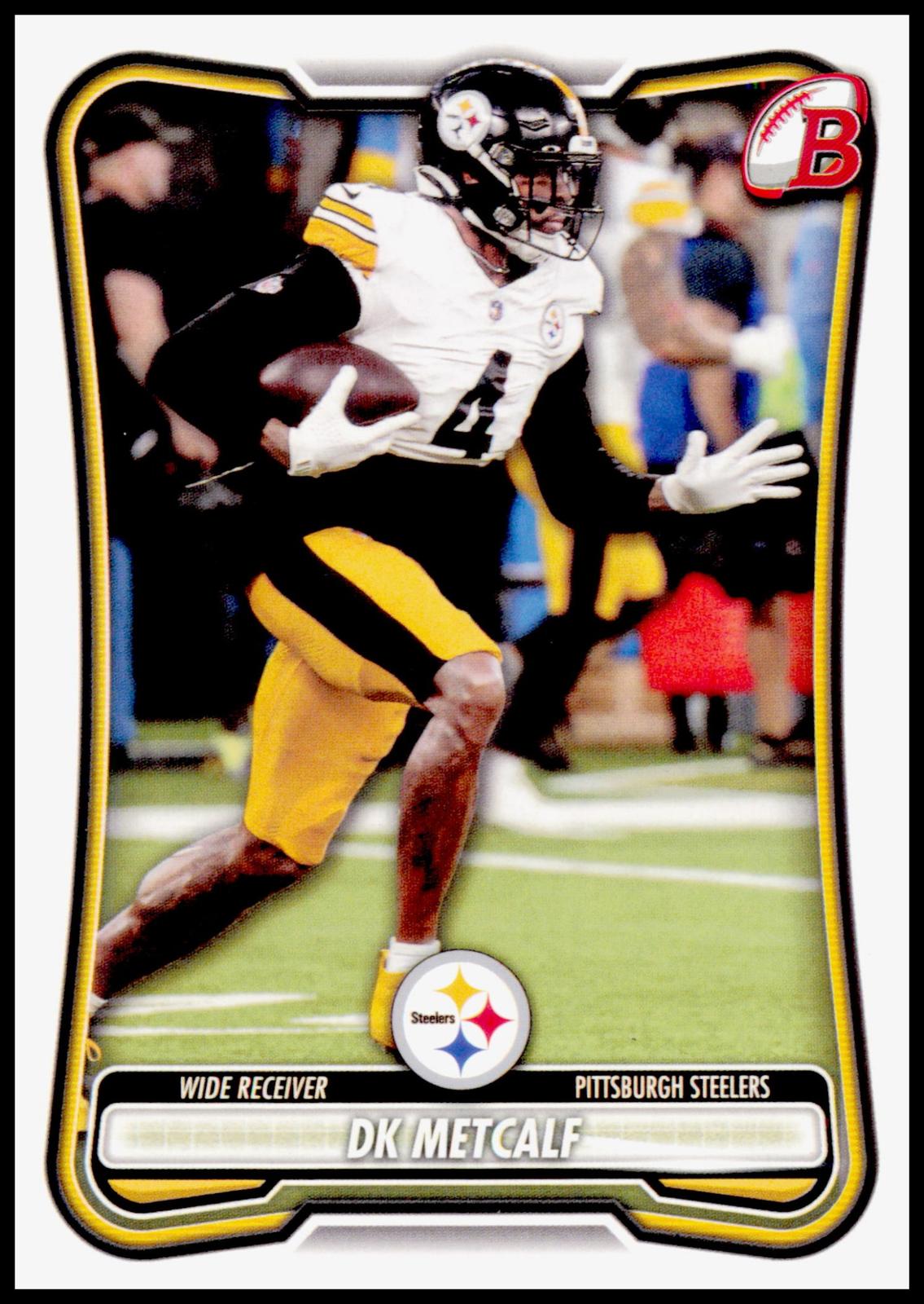 2026 Bowman DK Metcalf Card Pittsburgh Steelers