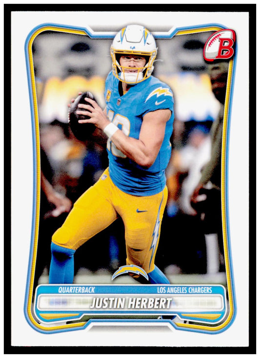 2026 Bowman Justin Herbert Card Los Angeles Chargers
