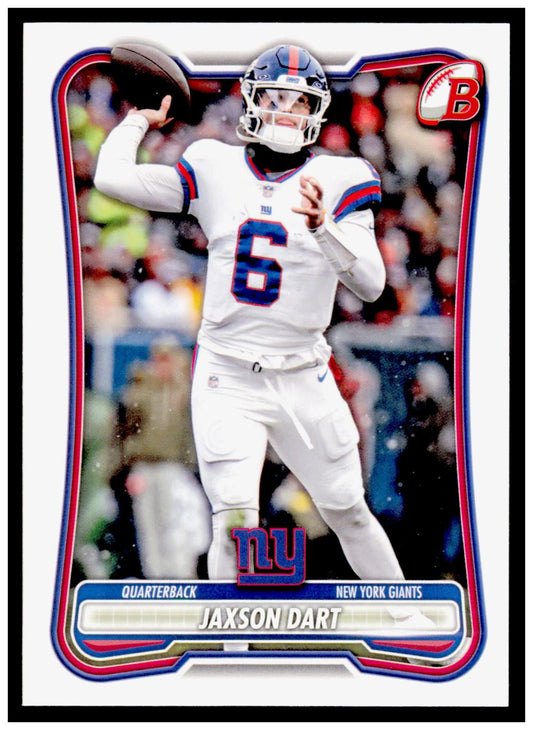 2026 Bowman Jaxson Dart Card New York Giants