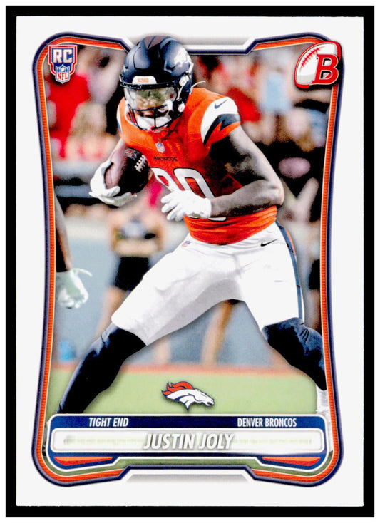 2026 Bowman Justin Joly Card RC Denver Broncos