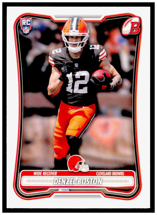 2026 Bowman Denzel Boston Card RC Cleveland Browns