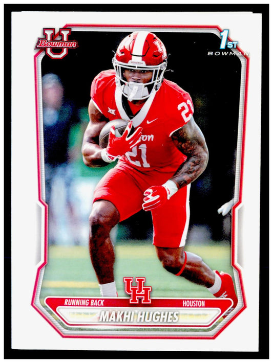 2026 Bowman Makhi Hughes Card Prospects Houston Cougars