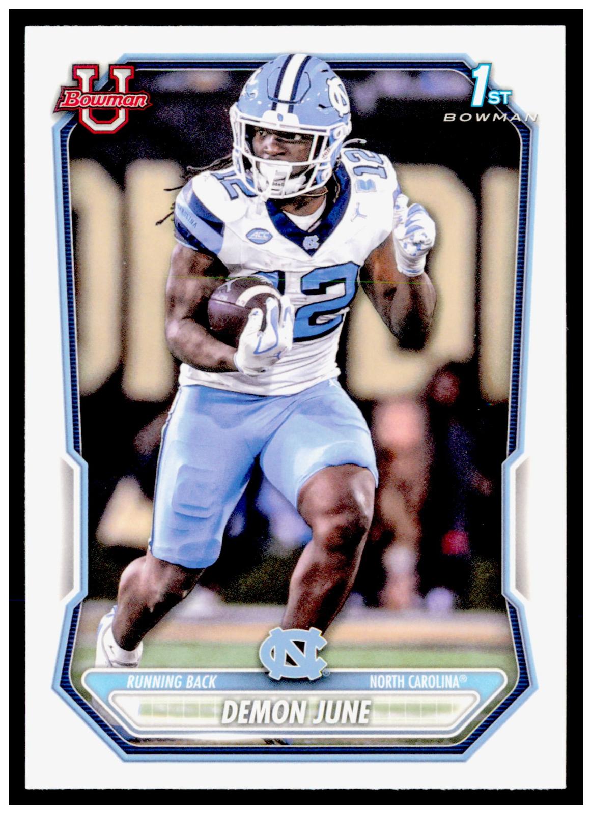 2026 Bowman Demon June Card Prospects North Carolina Tar Heels