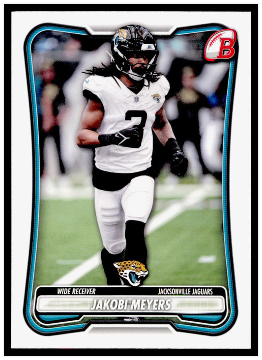 2026 Bowman Jakobi Meyers Card Jacksonville Jaguars
