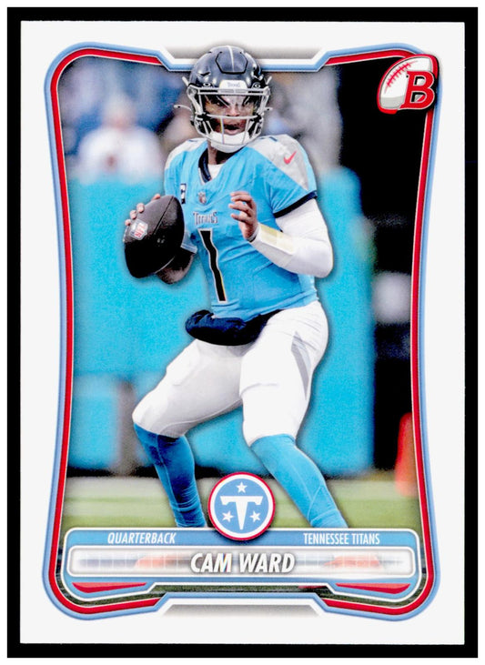 2026 Bowman Cam Ward Card Tennessee Titans