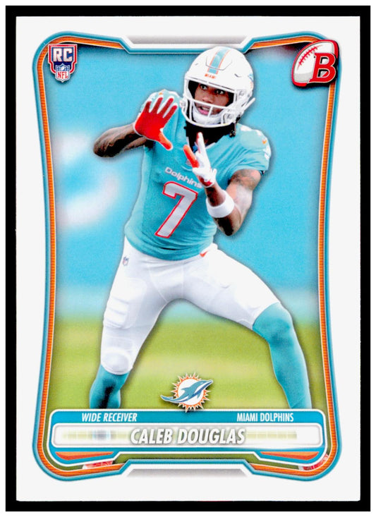 2026 Bowman Caleb Douglas Card RC Miami Dolphins