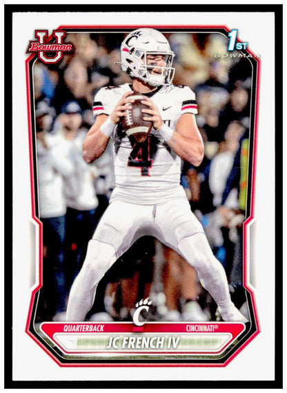 2026 Bowman JC French IV Card Prospects Cincinnati Bearcats