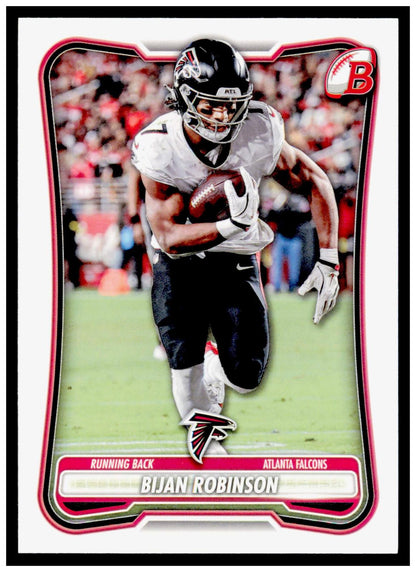 2026 Bowman Bijan Robinson Card Atlanta Falcons