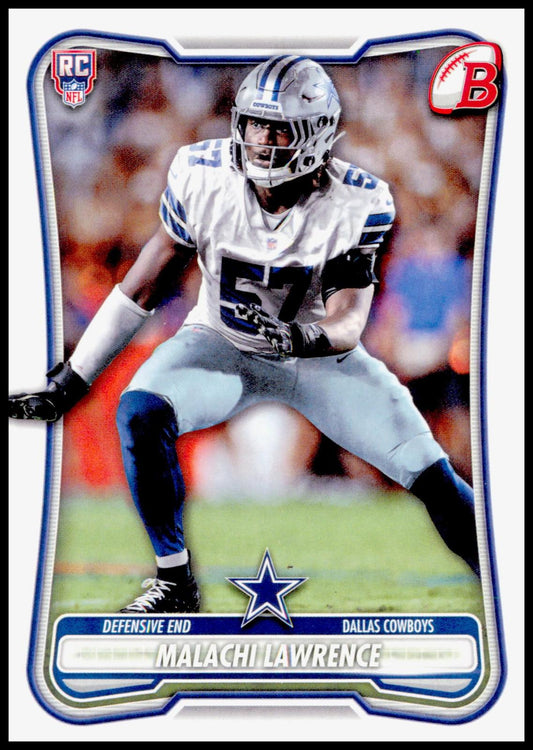 2026 Bowman Malachi Lawrence Card RC Dallas Cowboys
