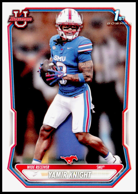 2026 Bowman Yamir Knight Card Prospects SMU Mustangs