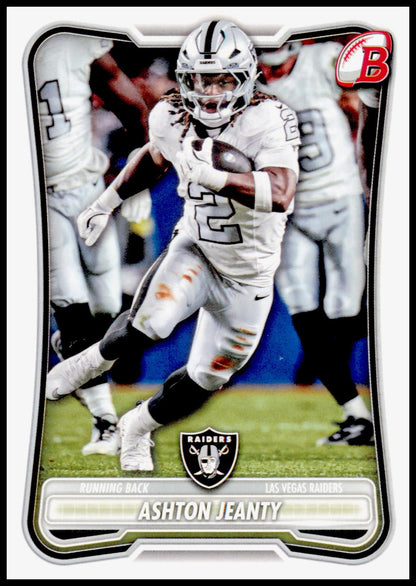 2026 Bowman Ashton Jeanty Card Las Vegas Raiders