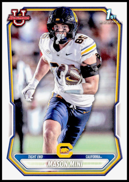 2026 Bowman Mason Mini Card Prospects California Golden Bears