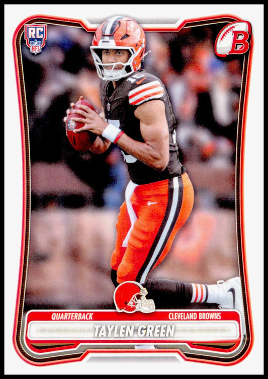 2026 Bowman Taylen Green Card RC Cleveland Browns