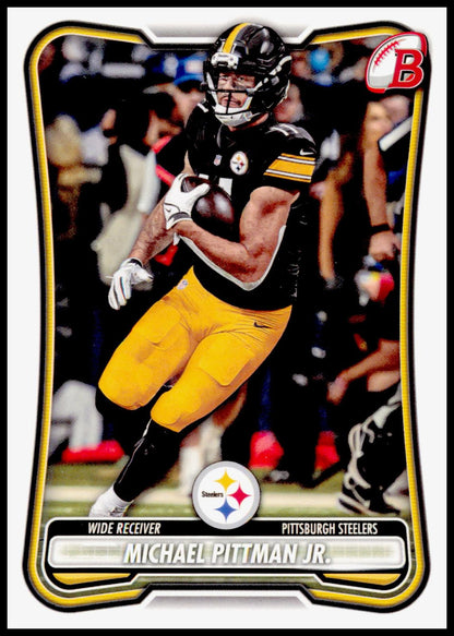 2026 Bowman Michael Pittman Jr. Card Pittsburgh Steelers