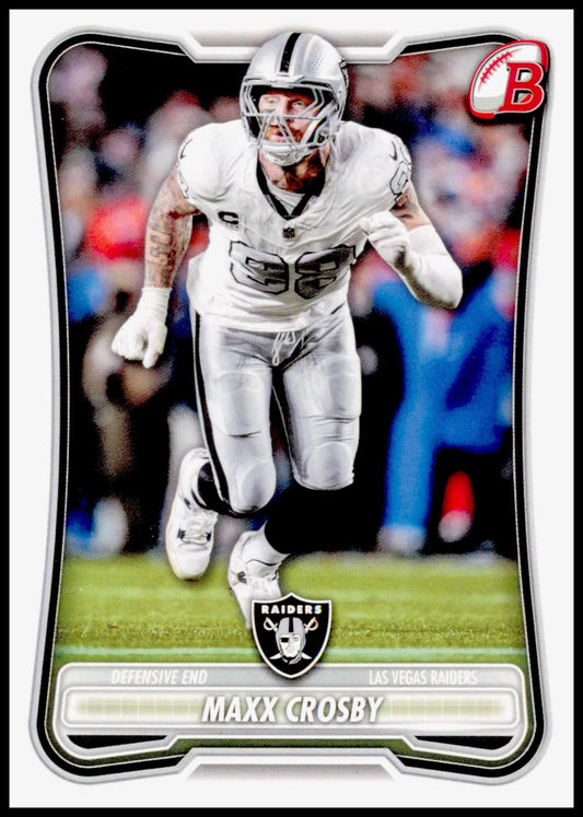 2026 Bowman Maxx Crosby Card Las Vegas Raiders