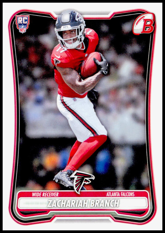 2026 Bowman Zachariah Branch Card RC Atlanta Falcons