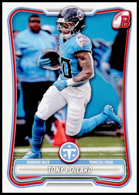 2026 Bowman Tony Pollard Card Tennessee Titans