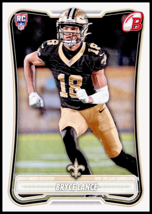 2026 Bowman Bryce Lance Card RC New Orleans Saints
