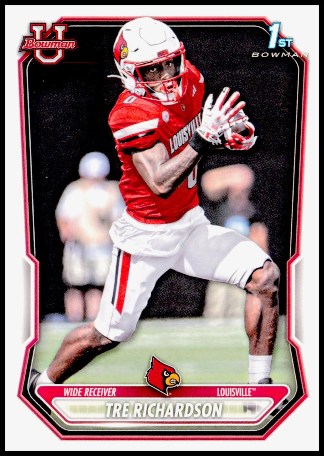 2026 Bowman Tre Richardson Card Prospects Louisville Cardinals