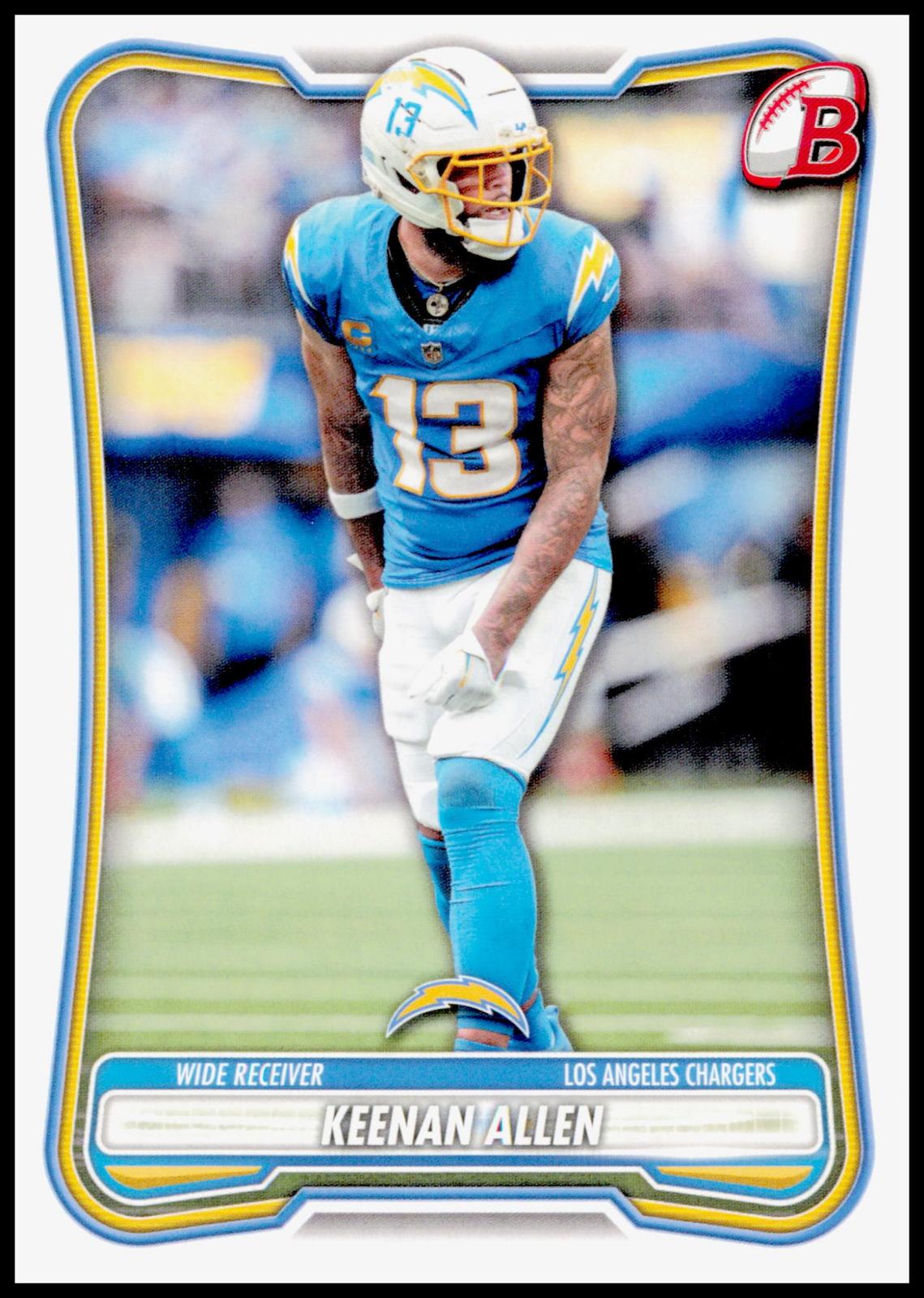 2026 Bowman Keenan Allen Card Los Angeles Chargers