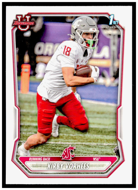 2026 Bowman Kirby Vorhees Card Prospects Washington State Cougars