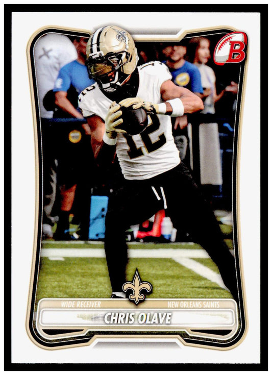 2026 Bowman Chris Olave Card New Orleans Saints