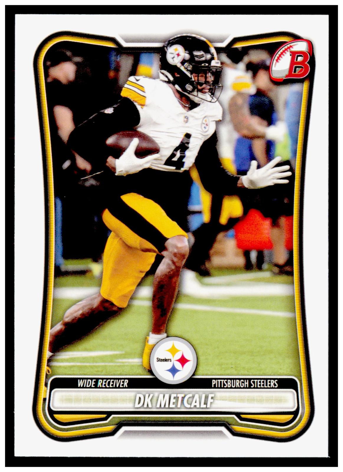 2026 Bowman DK Metcalf Card Pittsburgh Steelers