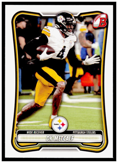 2026 Bowman DK Metcalf Card Pittsburgh Steelers