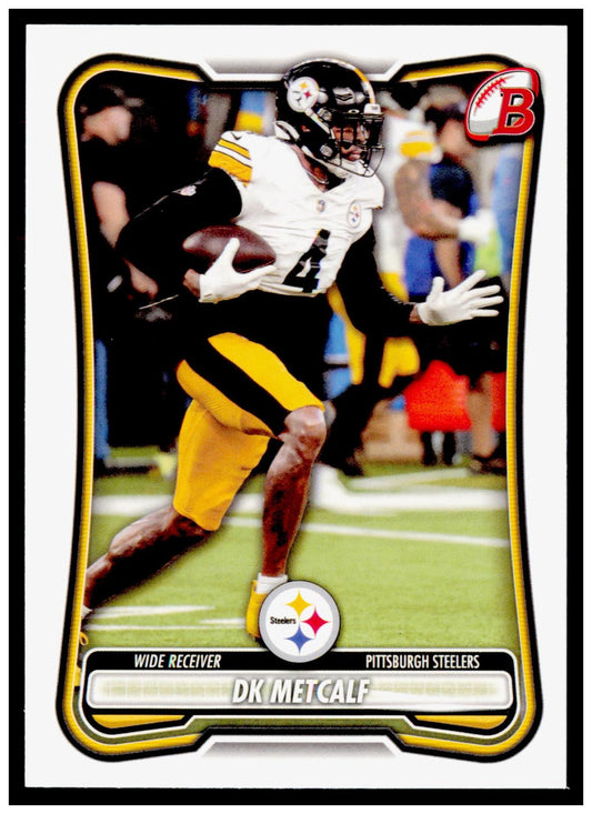 2026 Bowman DK Metcalf Card Pittsburgh Steelers