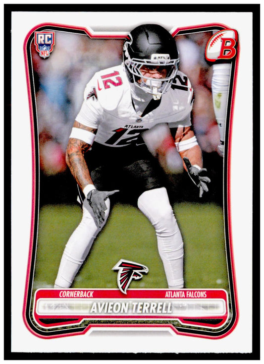 2026 Bowman Avieon Terrell Card RC Atlanta Falcons
