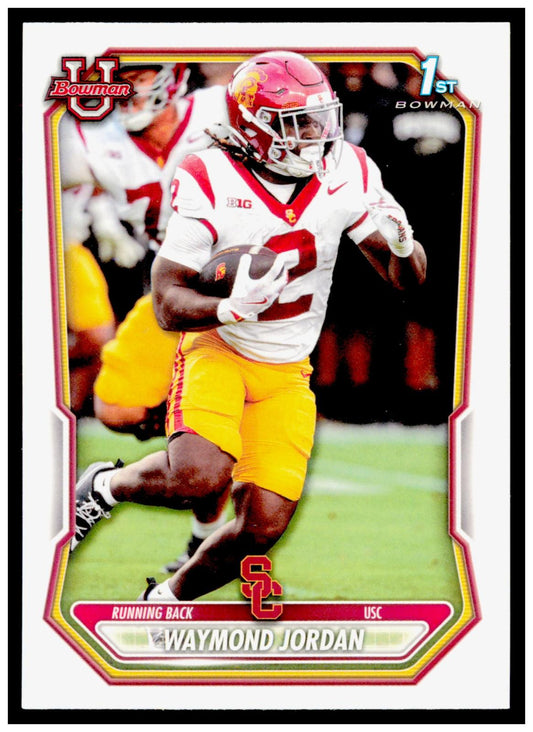 2026 Bowman Waymond Jordan Card Prospects USC Trojans