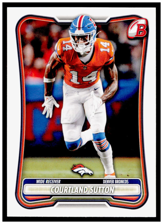 2026 Bowman Courtland Sutton Card Denver Broncos