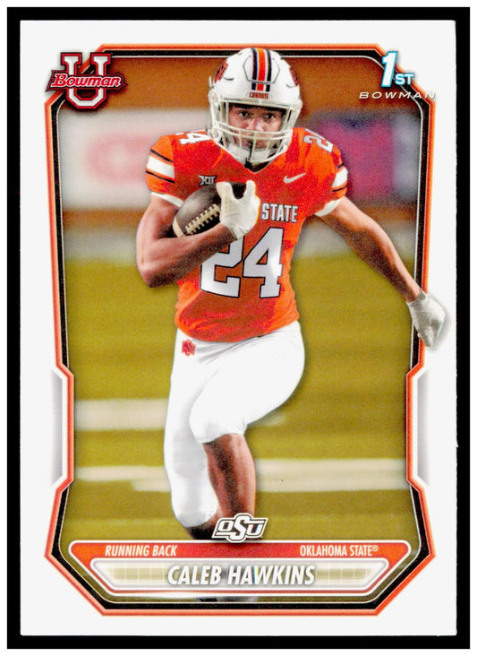 2026 Bowman Caleb Hawkins Card Prospects Oklahoma State Cowboys
