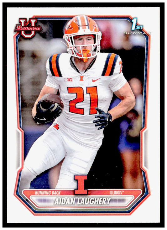 2026 Bowman Aidan Laughery Card Prospects Illinois Fighting Illini